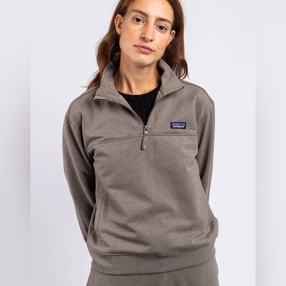 Patagonia W’s Ahnya Quarter Zip Pullover Sweatshirt Style #42150 Organic Cotton